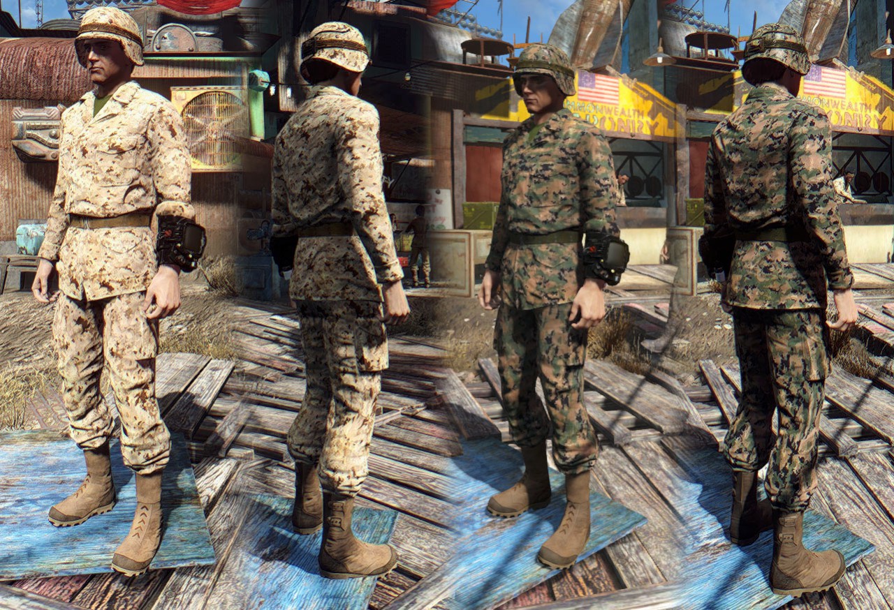 Fallout 4 army fatigues фото 5