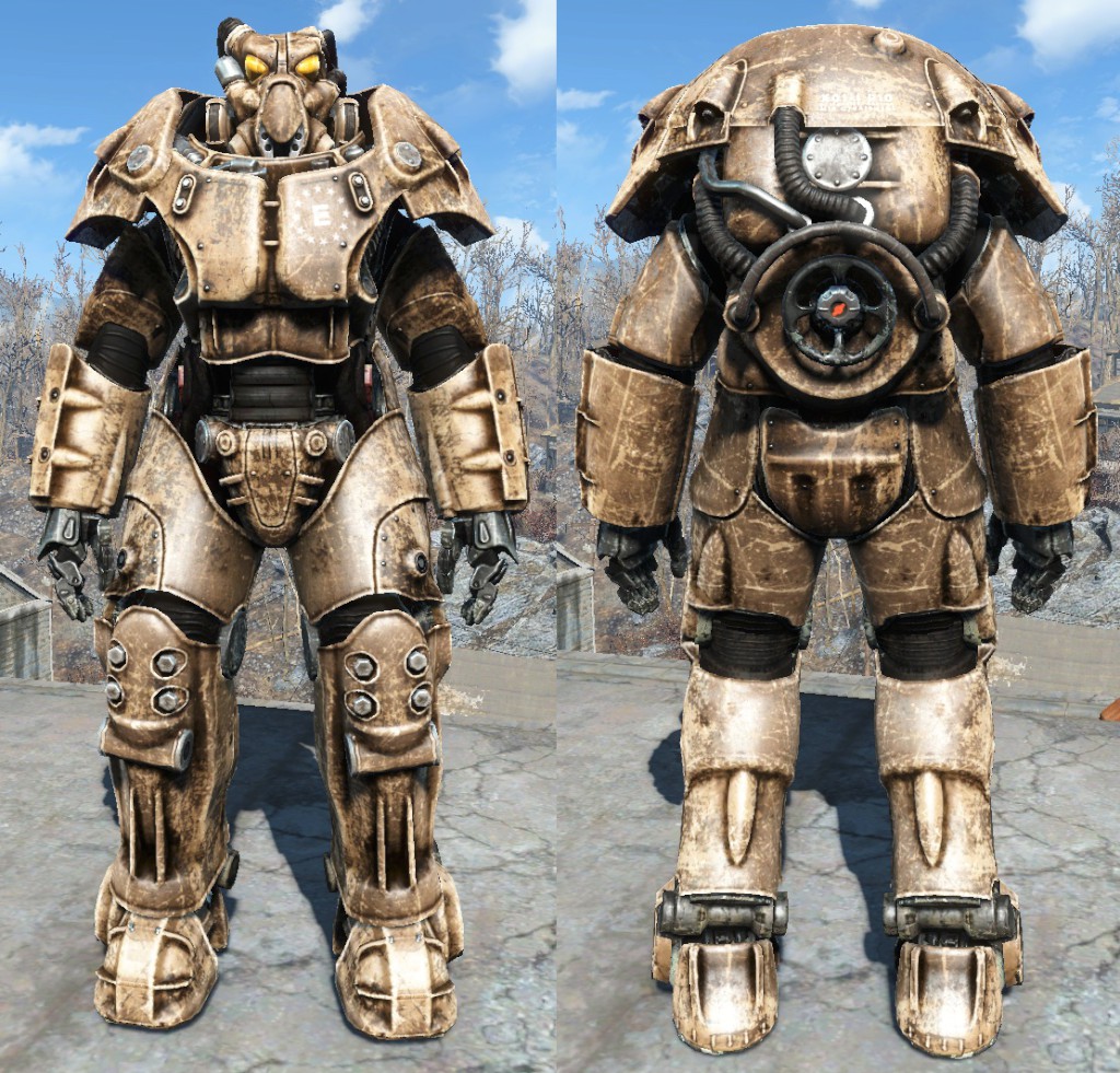 Fallout 4 power armor paint brotherhood фото 29