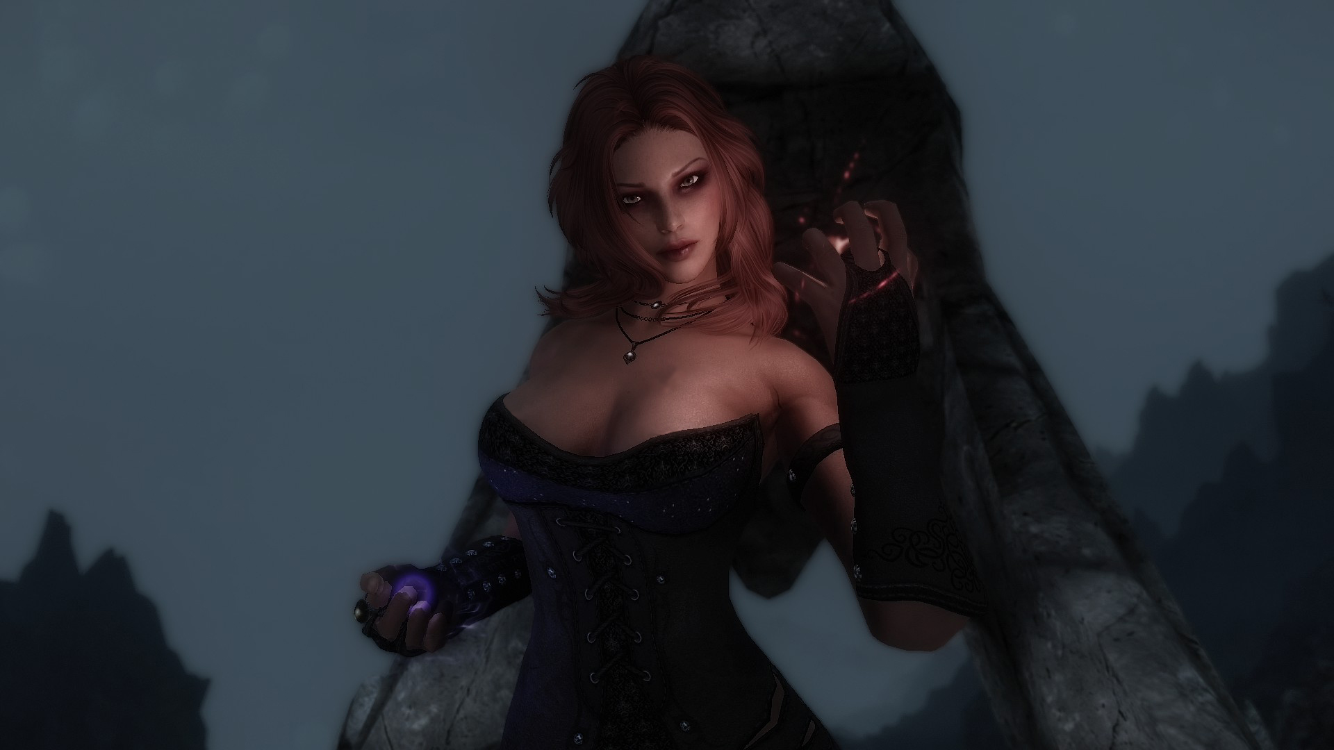 DX Gwelda Vampire Outfit SSE With Optional Heels Sound And UUNP