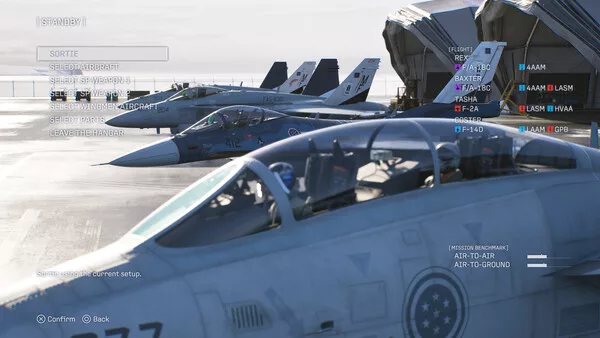 ACE COMBAT 8: WINGS OF THEVE のスクリーンショット 1