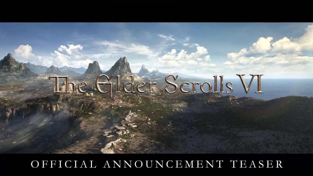 2018年6月に公開された The Elder Scrolls VI の告知映像(Bethesda Softworks)