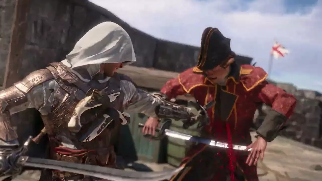 原作の暗殺の動きが戻る映像(Assassin's Creed 公式)