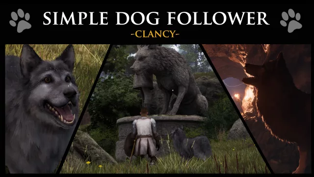 Simple Dog Follower - Clancy