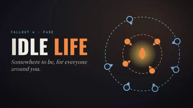 Idle Life - NPCs Use the World Around Them