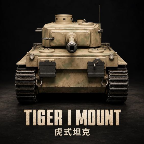 Major Update-Tiger I Mount - Drivable Tiger Tank マウント - Mount