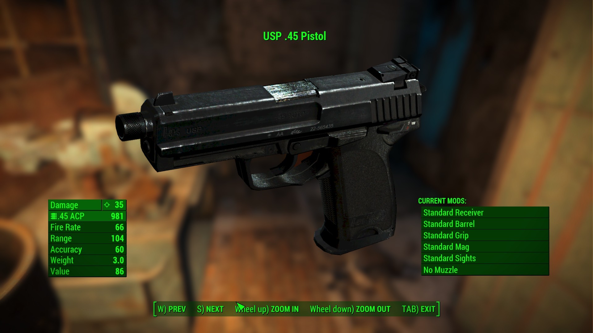 Fallout 4 usp 45 с ножом фото 2