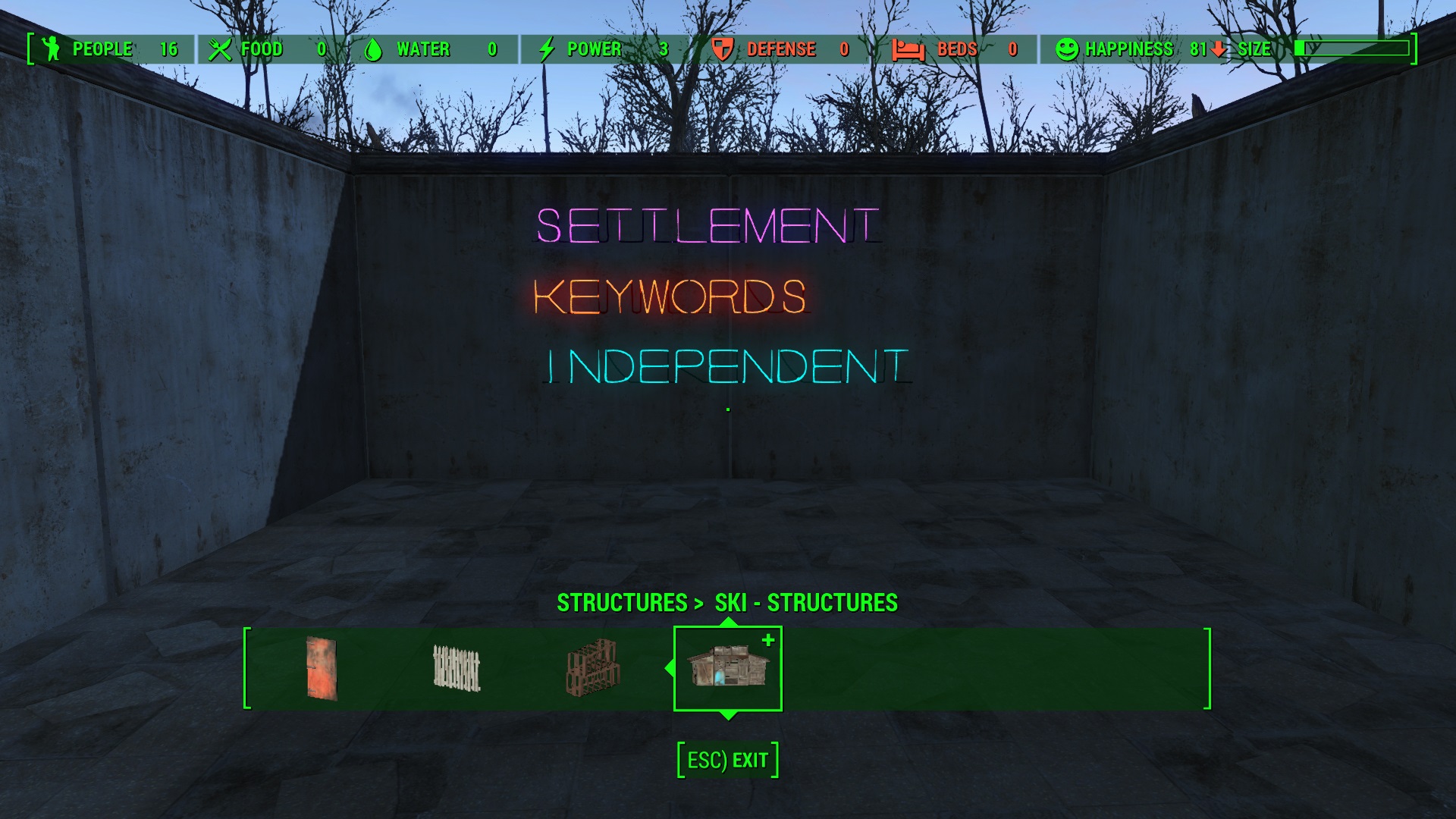 Fallout 4 settlement keywords independent (118) фото