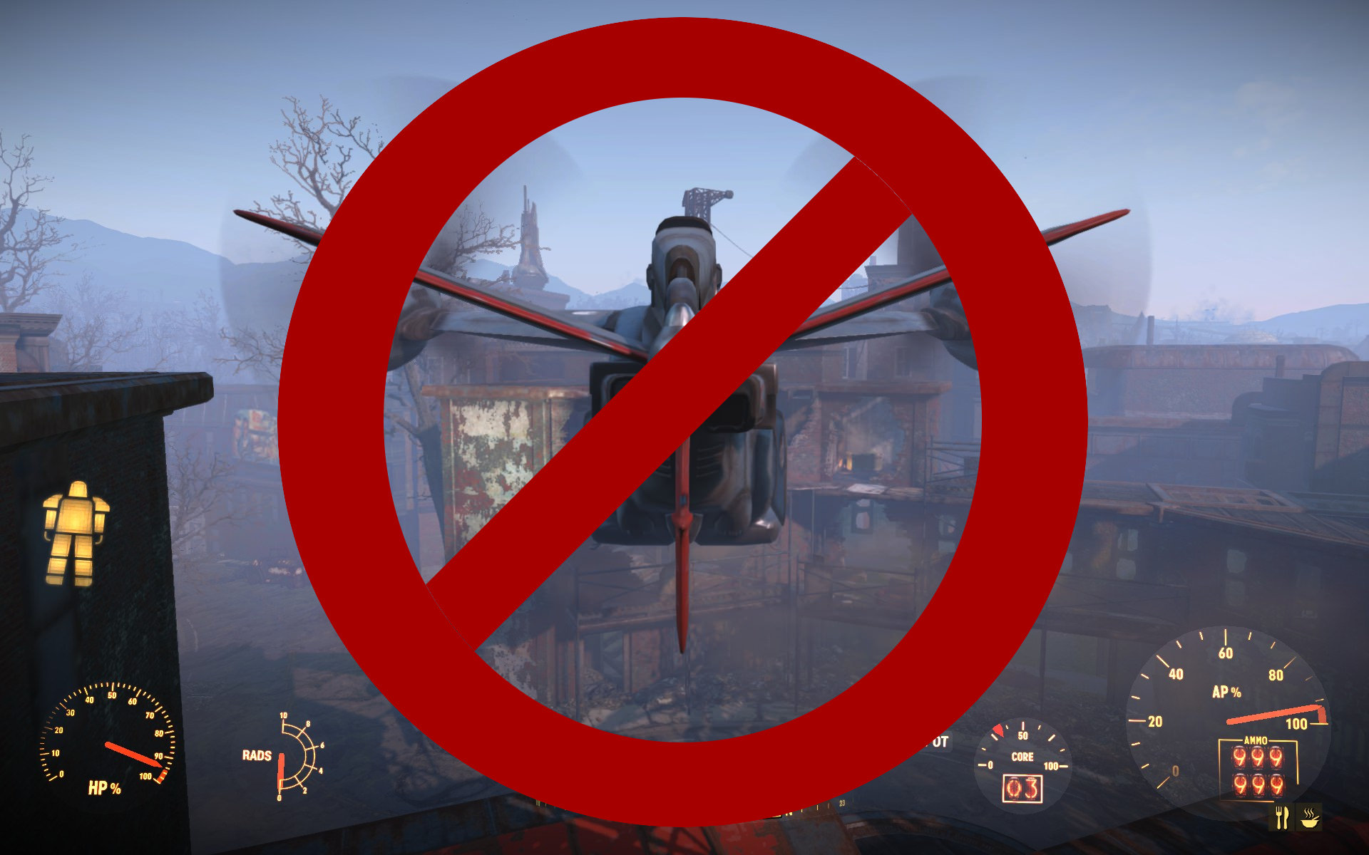 Fallout 4 как летать на винтокрыле фото 75