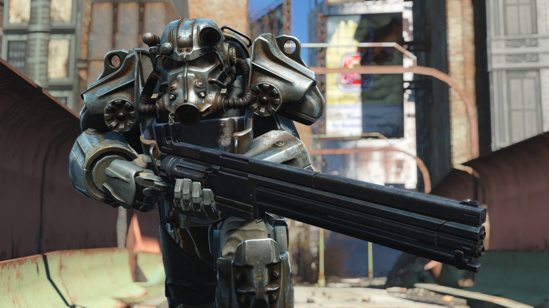 Fallout 4 стационарный пулемет фото 23