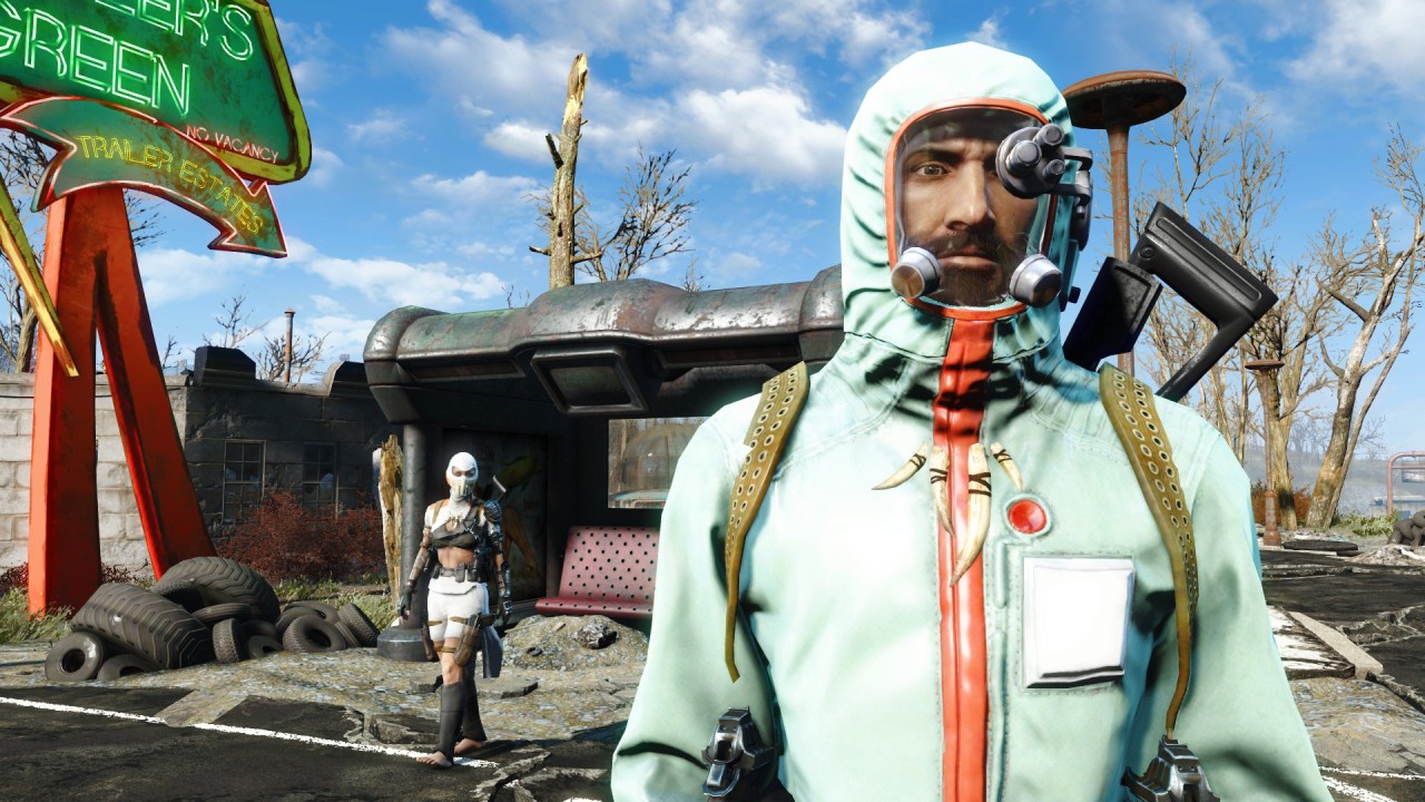 Fallout 4 антирадиационный костюм фото 30
