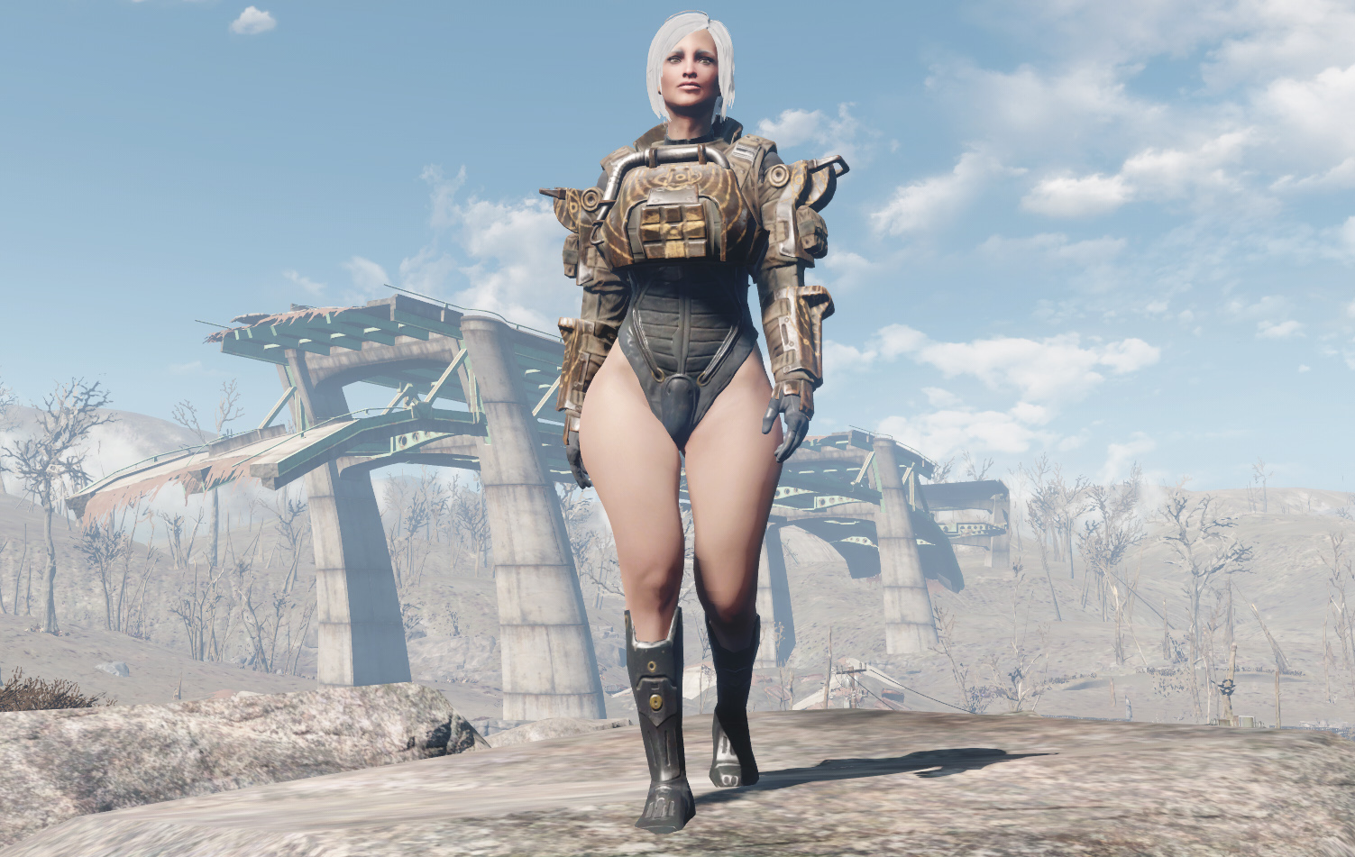 Fallout 4 armored vault suit фото 63