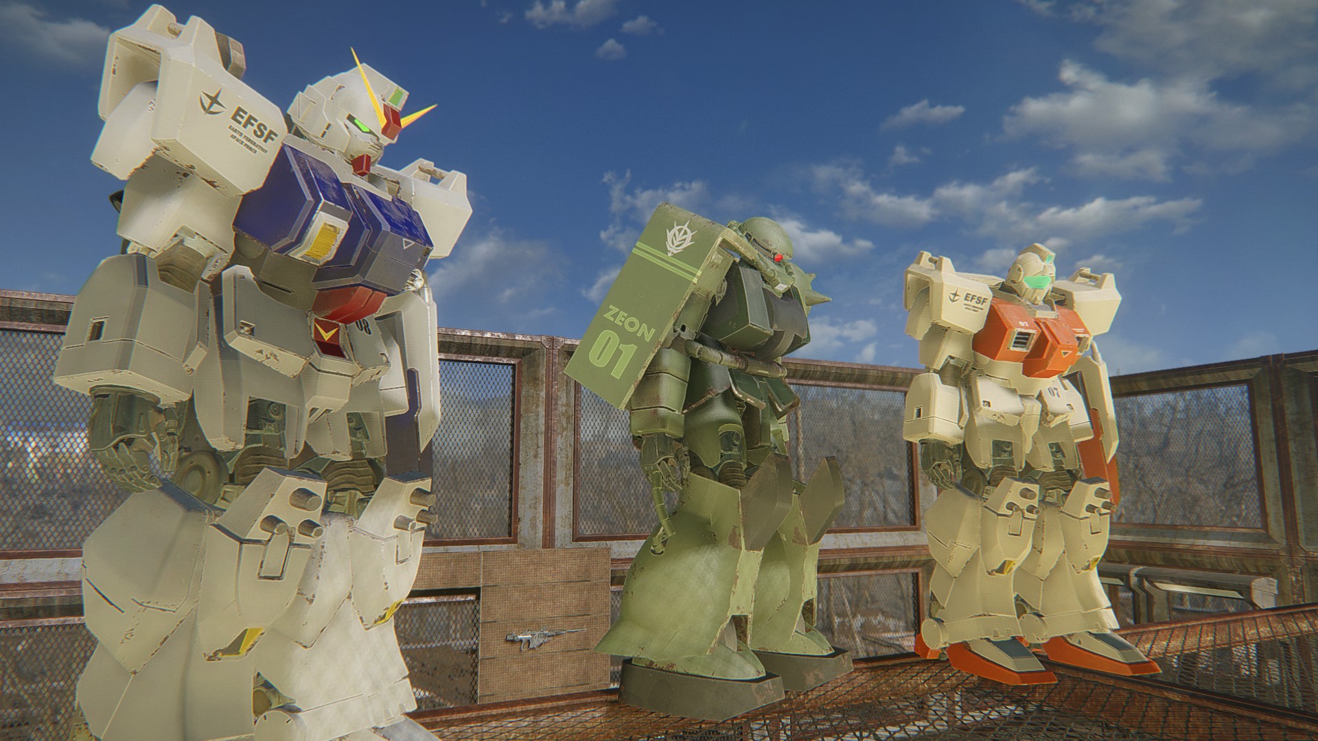 0079 08th Ms Team Gundam Power Armor 日本語化対応 パワーアーマー Fallout4 Mod データベース Mod紹介 まとめサイト