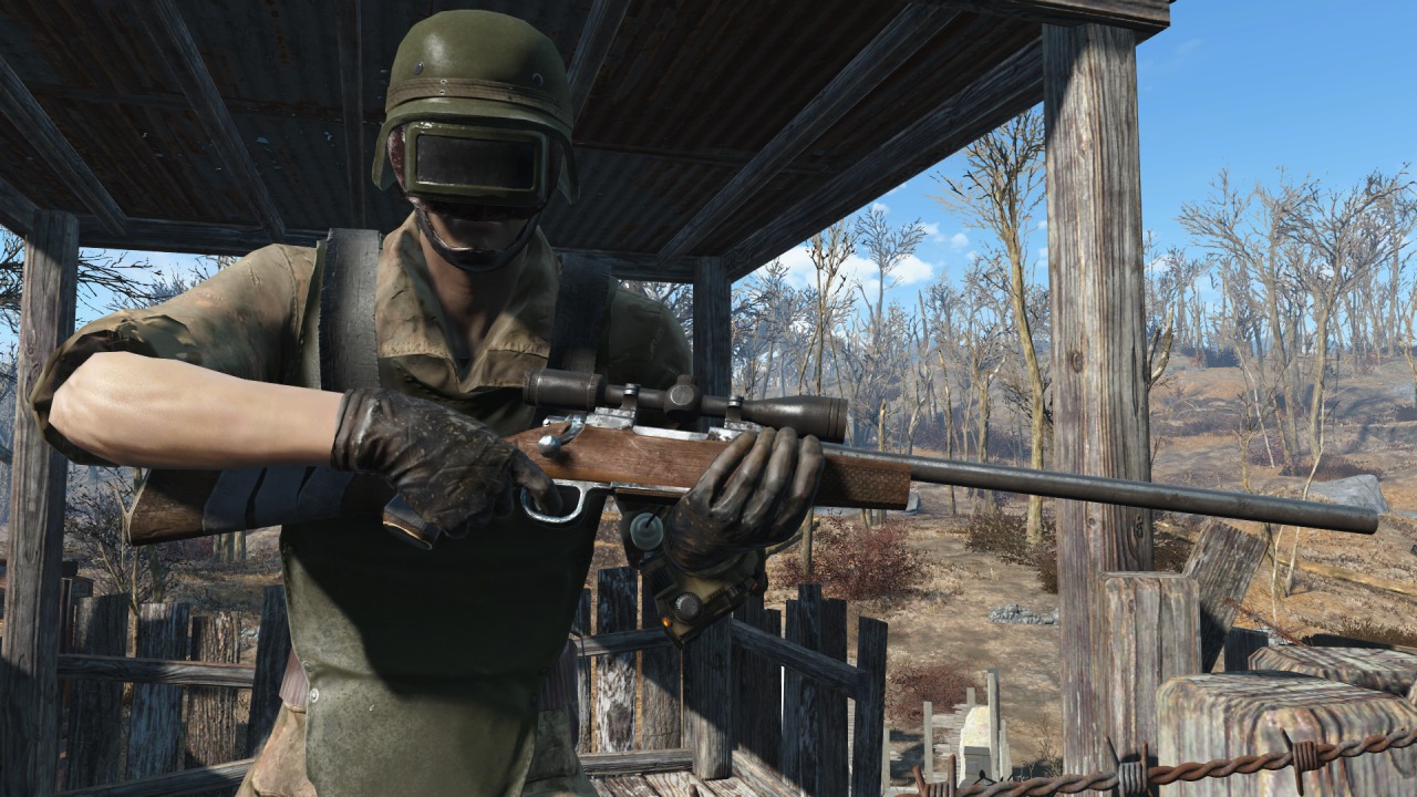 Fallout 4 hunting rifle фото 16