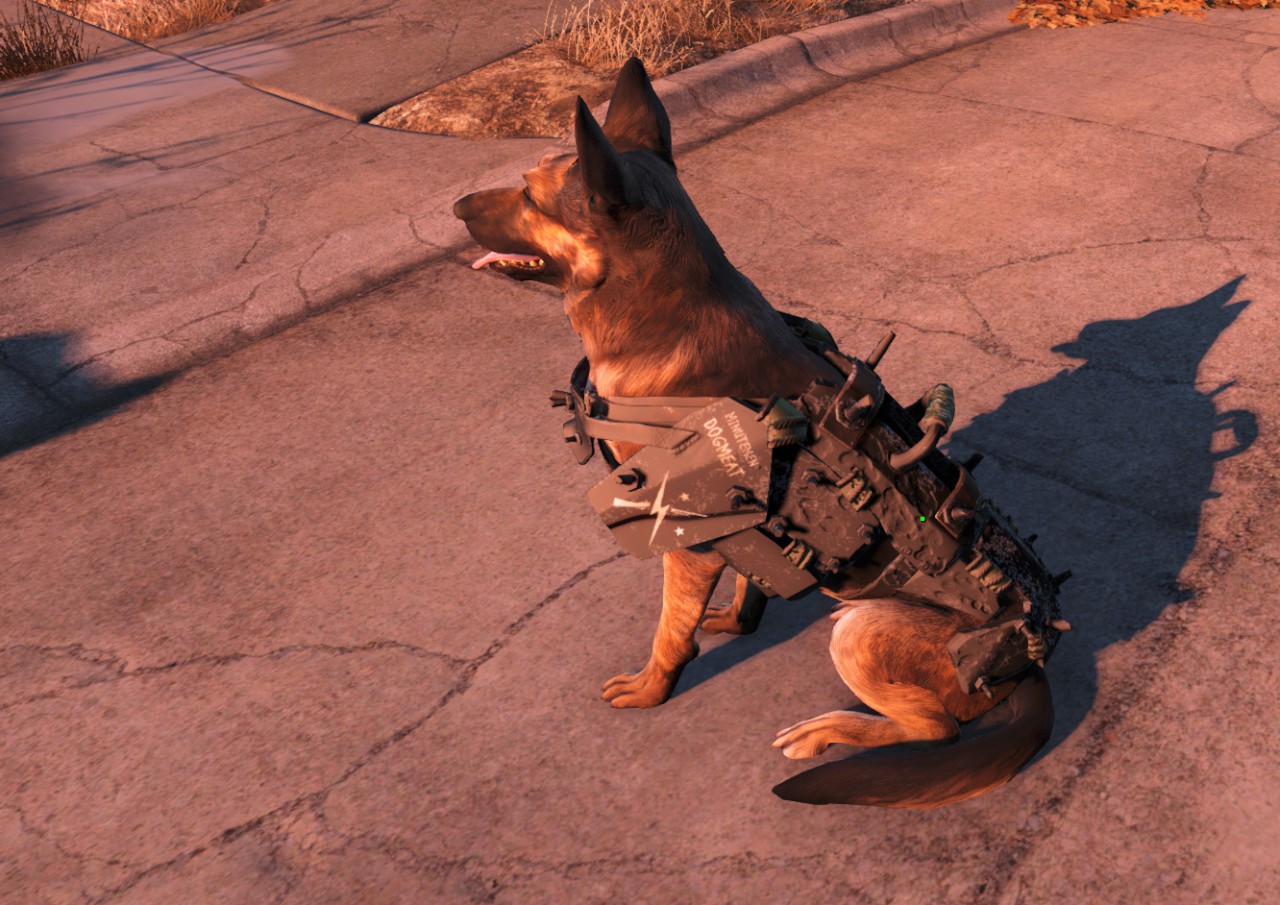 Dogmeat Minutemen Armor 防具 アーマー Fallout4 Mod データベース Mod紹介 まとめサイト