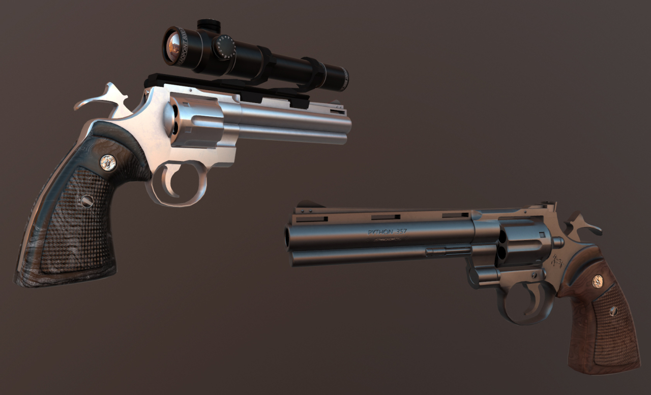Colt Python Revolver 日本語化対応 武器 Fallout4 Mod データベース Mod紹介 まとめサイト