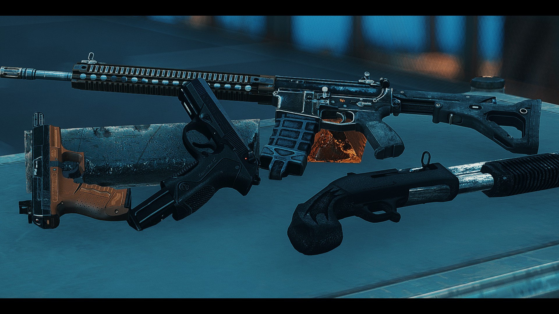 Combined arms modern weapon pack fallout 4 фото 9