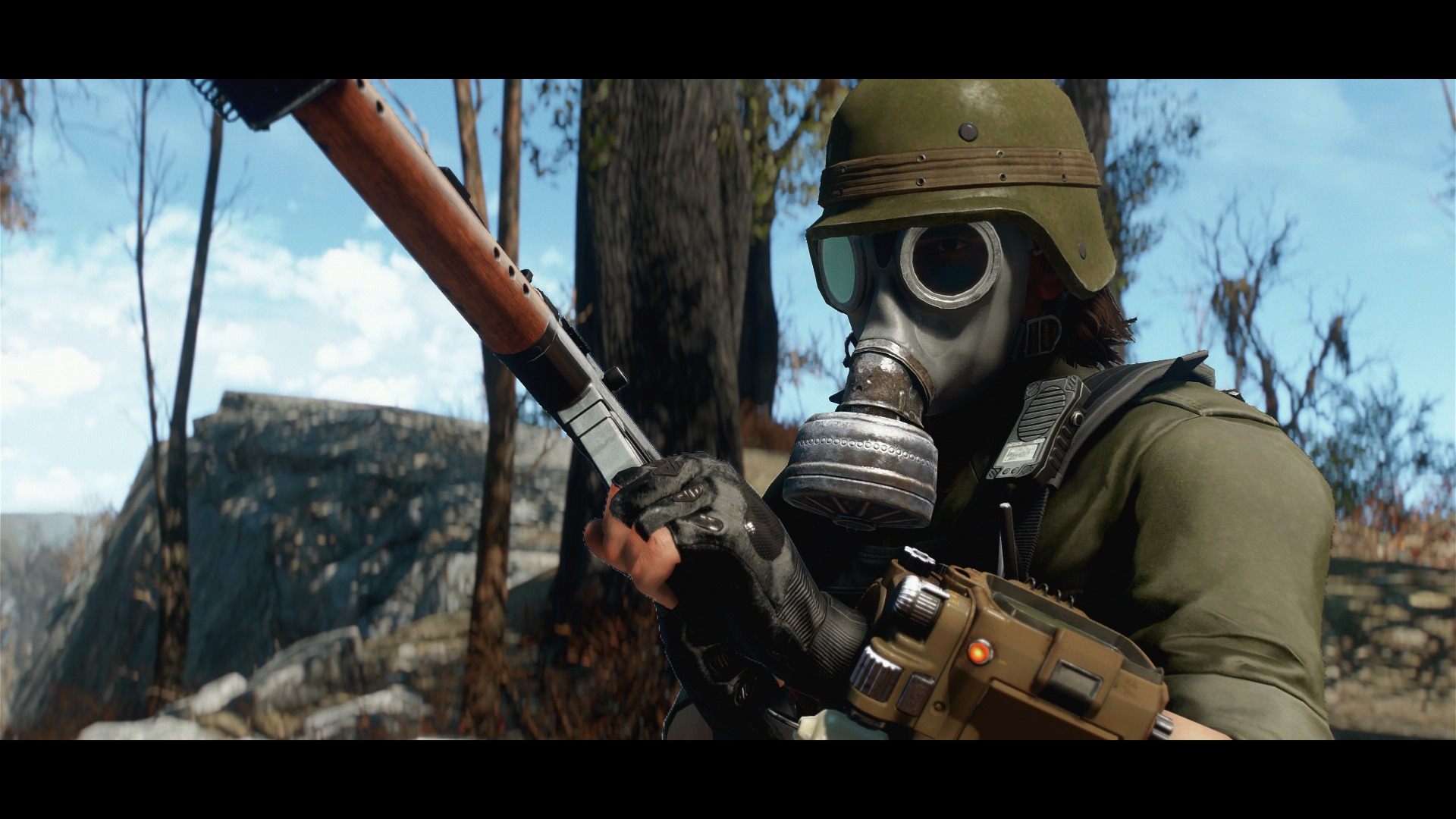 The M38 Gas Mask A Gas Mask With Goggles Replacer 防具 アーマー Fallout4 Mod データベース Mod紹介 まとめサイト