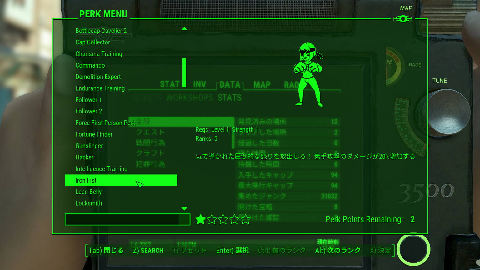 Fallout 4 level up menu фото 2