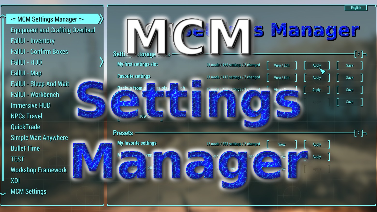 Fallout 4 mcm settings manager (120) фото
