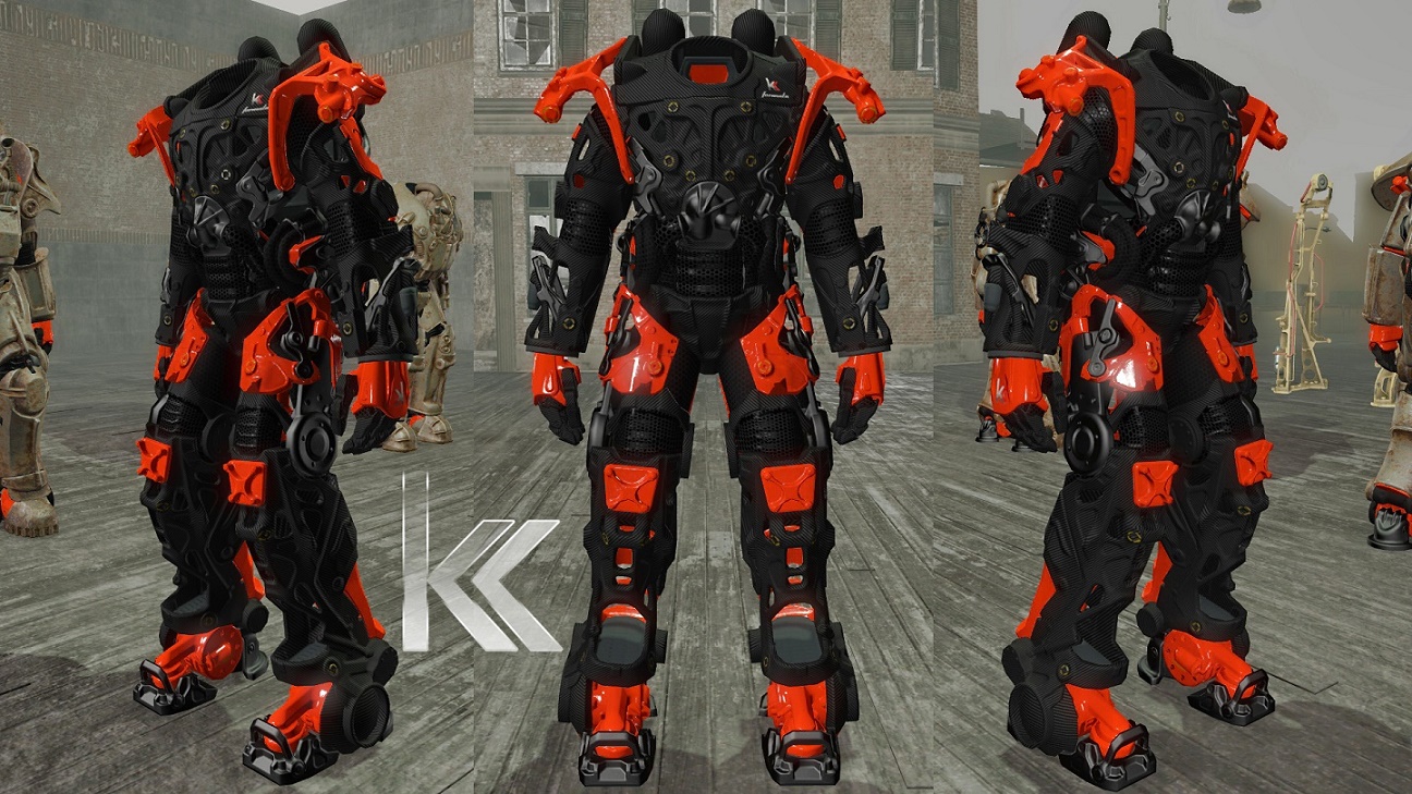 Kooj S Formula Power Armor Frame 防具 アーマー Fallout4 Mod データベース Mod紹介 まとめサイト