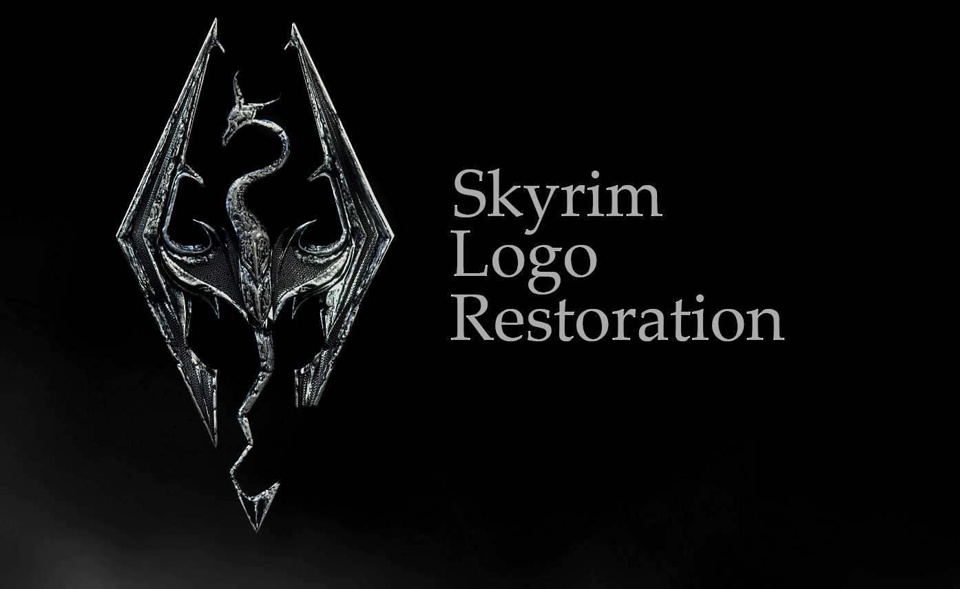 Skyrim Logo Restoration グラフィックス Skyrim Special Edition Mod データベース Mod紹介 まとめサイト