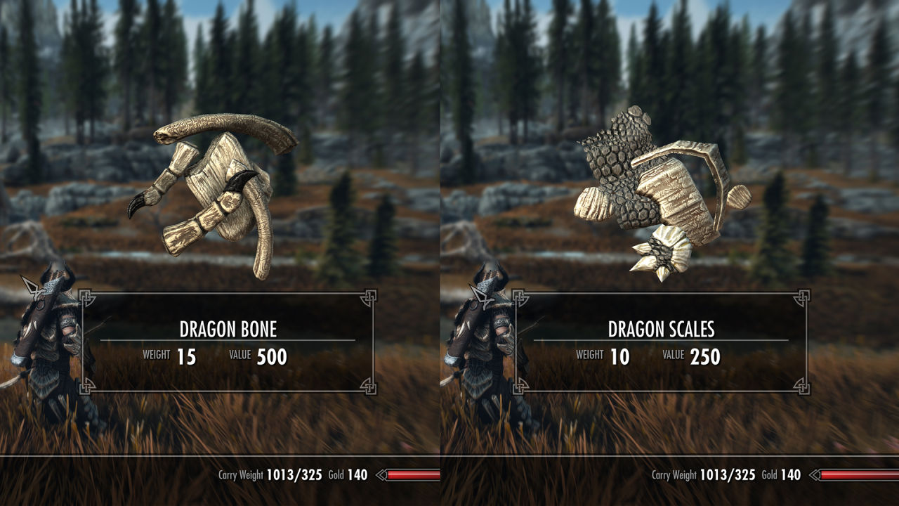 Frankly Hd Dragon Bones モデル テクスチャ Skyrim Special Edition Mod データベース Mod紹介 まとめサイト