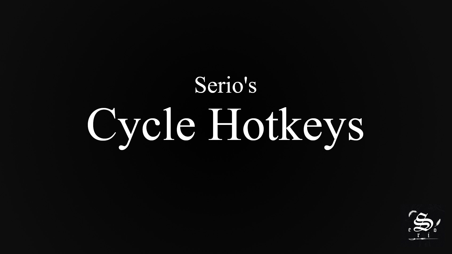 Serio S Cycle Hotkeys 日本語化対応 インターフェース Skyrim Special Edition Mod データベース Mod紹介 まとめサイト