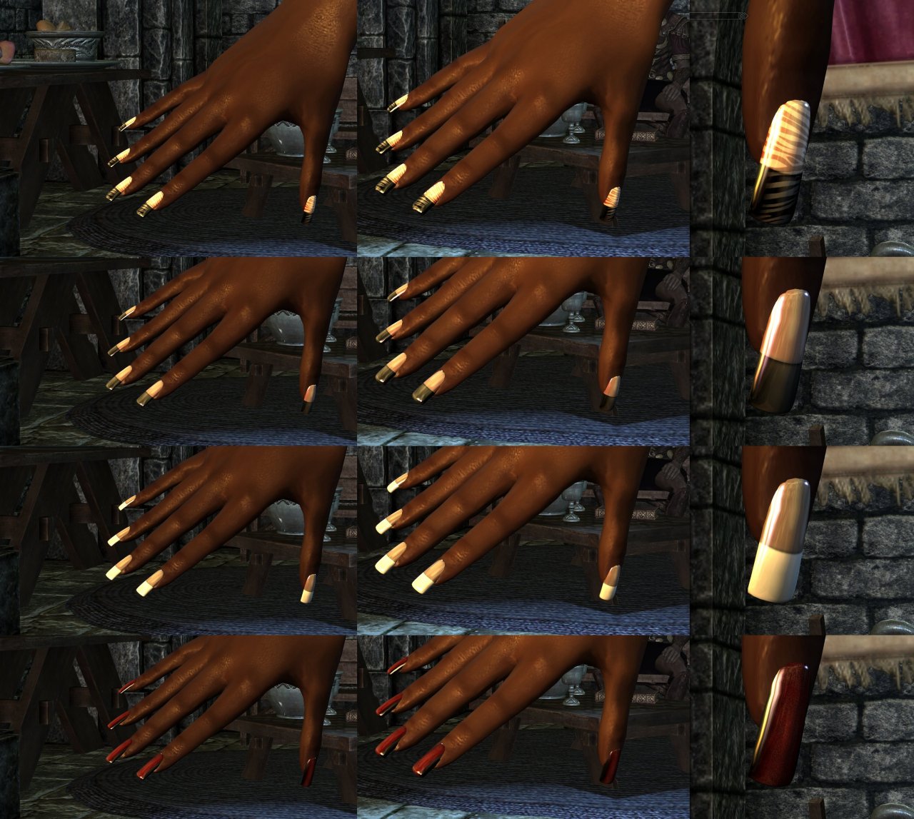 HN66's Hands and Nails - Special Edition 鎧・アーマー - Skyrim Special Edition  Mod データベース MOD紹介・まとめサイト