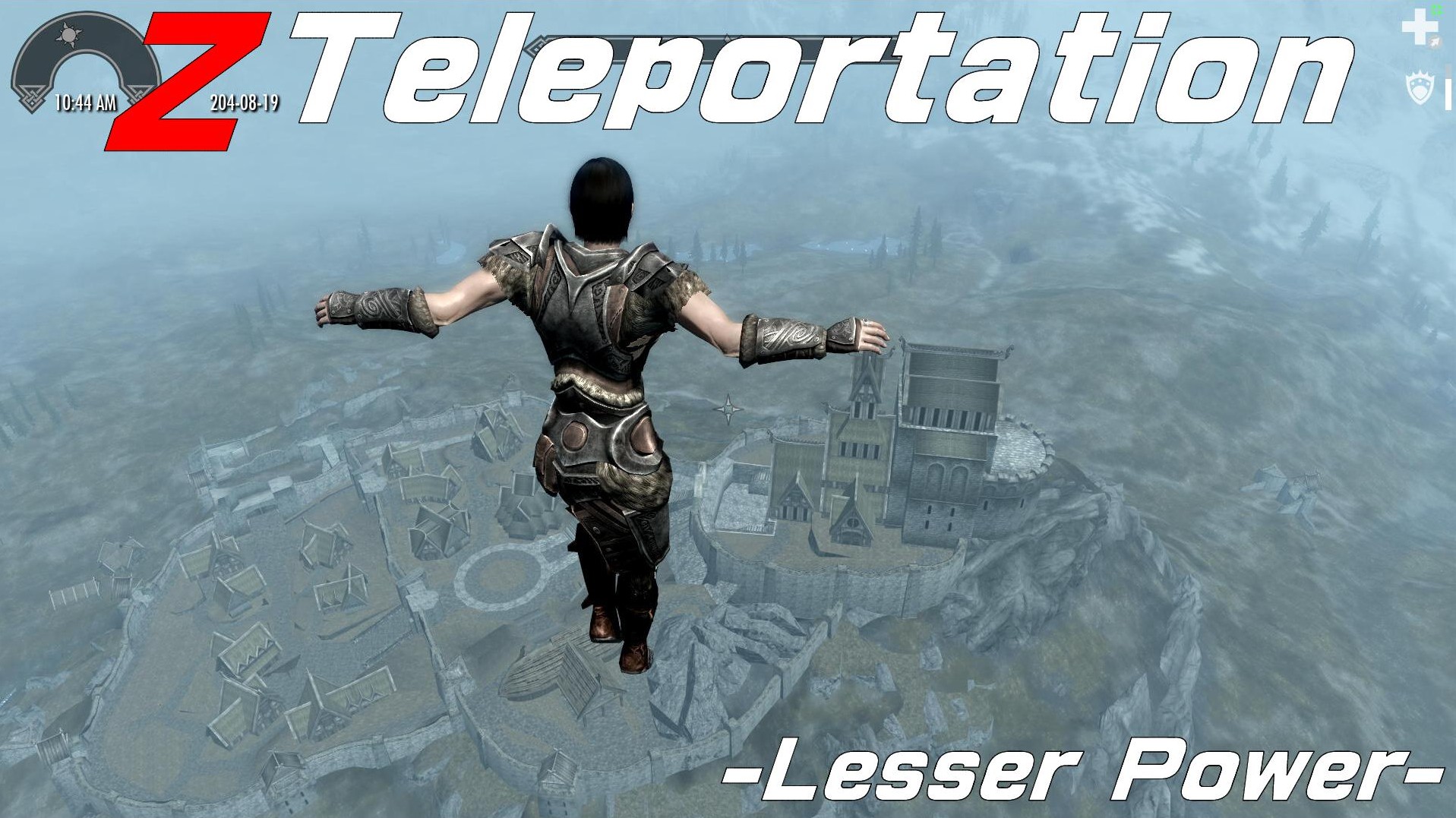 Z Teleportation Lesser Power 魔法 呪文 エンチャント Skyrim Special Edition Mod データベース Mod紹介 まとめサイト