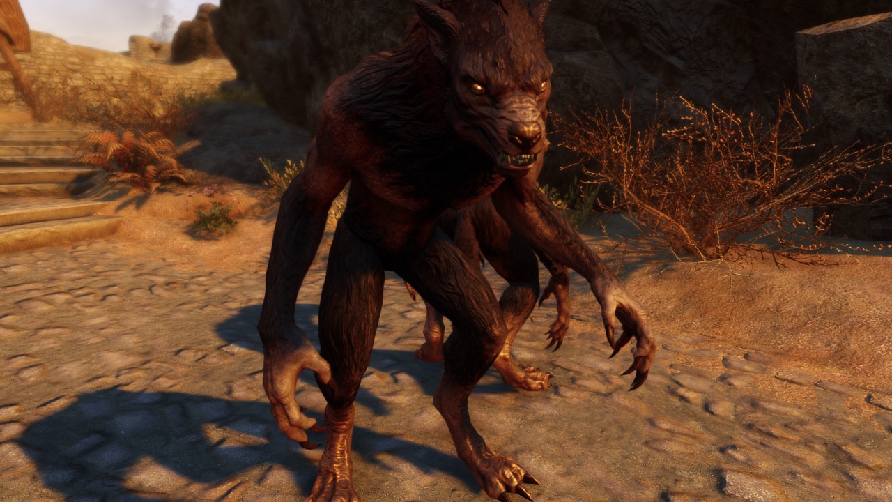 Conjure Werewolf Running With The Pack Skyrim Special   1641953163 