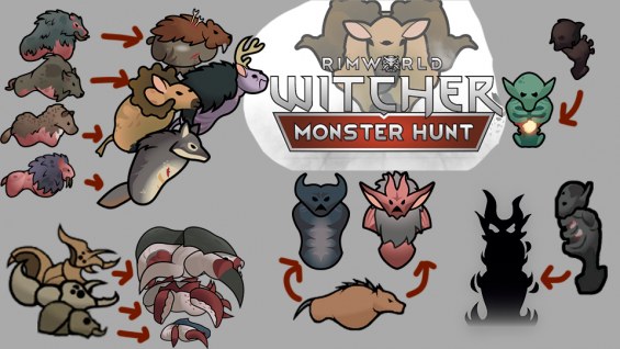 The Witcher textures for anomaly entities, insectoids and wargs. 1.6 ...