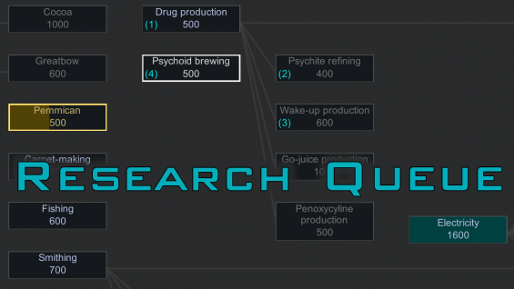 Research Queue_zh 1.6 - RimWorld Mod データベース MOD紹介・まとめサイト