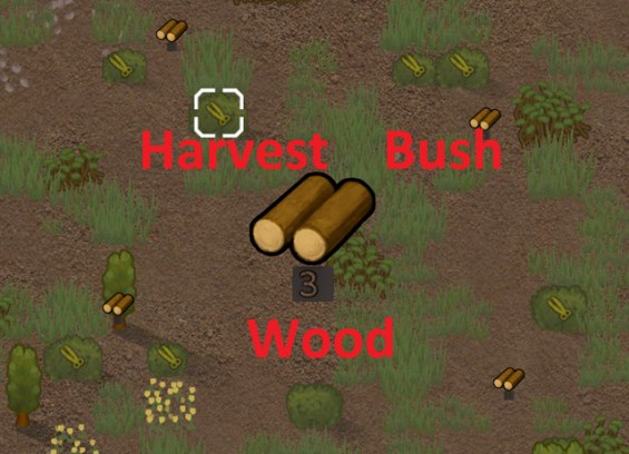 Harvest Bush Wood 1.6 - RimWorld Mod データベース MOD紹介・まとめサイト