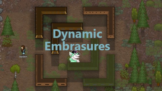 [MFH] Dynamic Embrasure 1.6 - RimWorld Mod データベース MOD紹介・まとめサイト