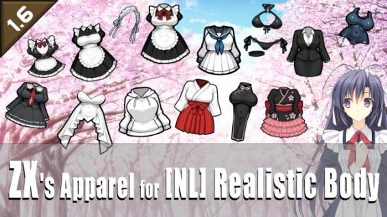 ZX's Apparel for [NL] Realistic Body 1.6 - RimWorld Mod データベース MOD紹介・まとめサイト