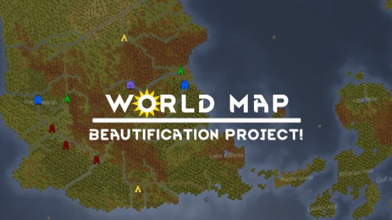 World Map Beautification Project (Continued) 1.6 - RimWorld Mod データベース ...