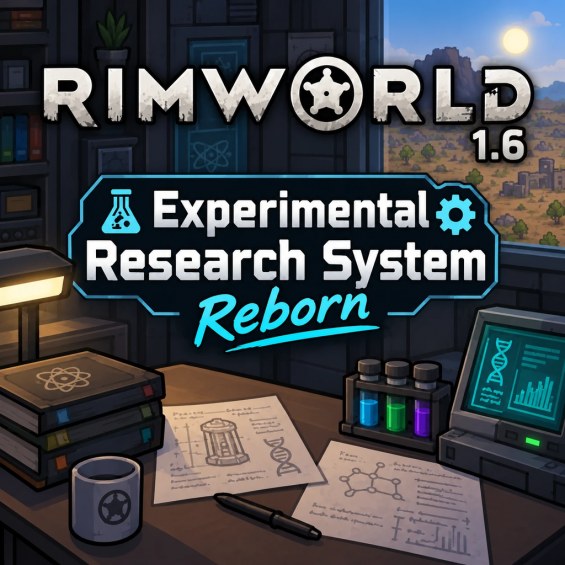 Experimental Research System Reborn 1.6 - RimWorld Mod データベース MOD紹介・まとめサイト