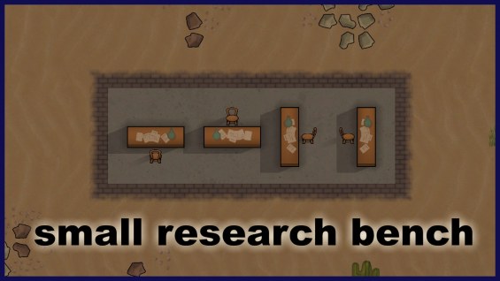[sx] Smaller Simple Research Bench 1.6 - RimWorld Mod データベース MOD紹介・まとめサイト