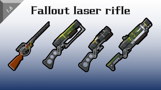 Fallout-Laser Rifle 1.6 - RimWorld Mod データベース MOD紹介・まとめサイト