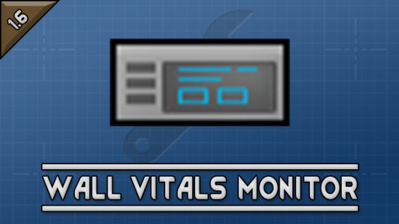 Wall Vitals Monitor 1.6 - RimWorld Mod データベース MOD紹介・まとめサイト