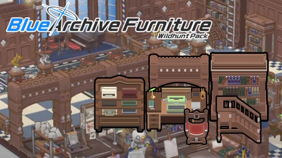 Blue Archive Furniture 3 日本語化対応 1.6 - RimWorld Mod データベース MOD紹介・まとめサイト