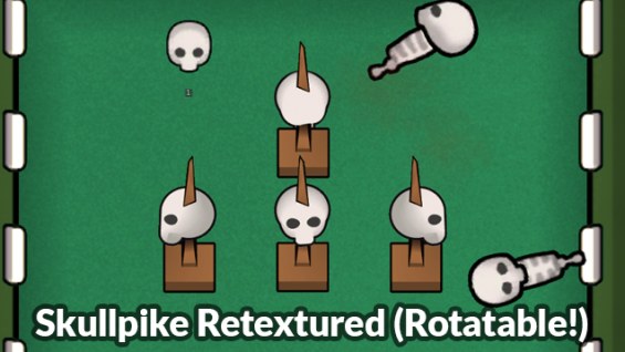 Skullspike Retextured (Rotatable!) 1.6 - RimWorld Mod データベース MOD紹介・まとめサイト