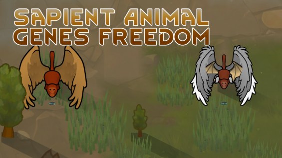 Sapient Animal - Gene Freedom 1.7 - RimWorld Mod データベース MOD紹介・まとめサイト