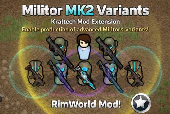 Kraltech Militor MK2 Variants 1.6 - RimWorld Mod データベース MOD紹介・まとめサイト