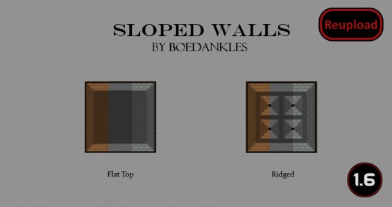 SlopedWalls (Continued) 日本語化対応 1.6 - RimWorld Mod データベース MOD紹介・まとめサイト