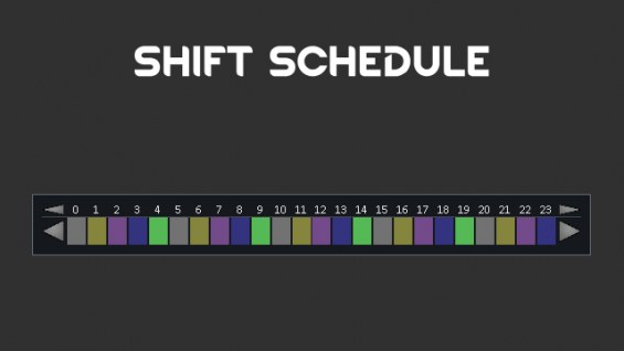 Shift Schedule 1.6 - RimWorld Mod データベース MOD紹介・まとめサイト