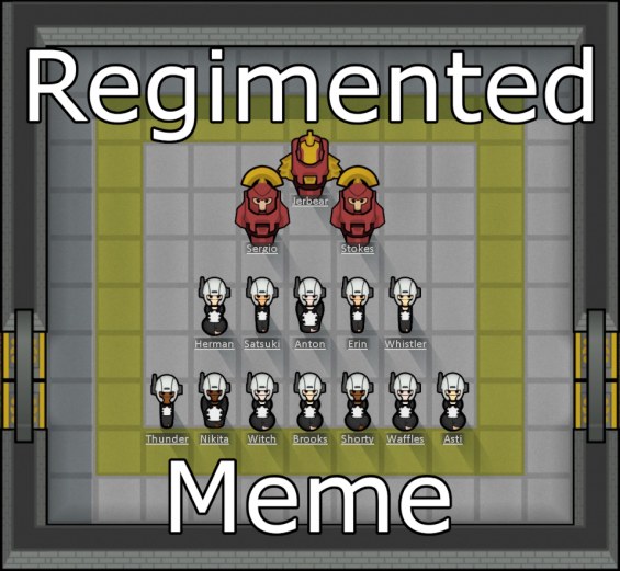 BattIePatch: Regimented Meme 1.6 - RimWorld Mod データベース MOD紹介・まとめサイト