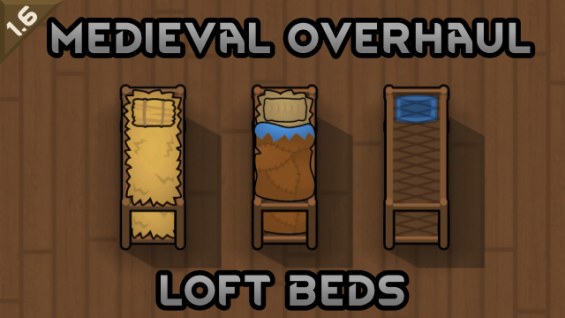 MO Loft Bed Mod 1.6 - RimWorld Mod データベース MOD紹介・まとめサイト