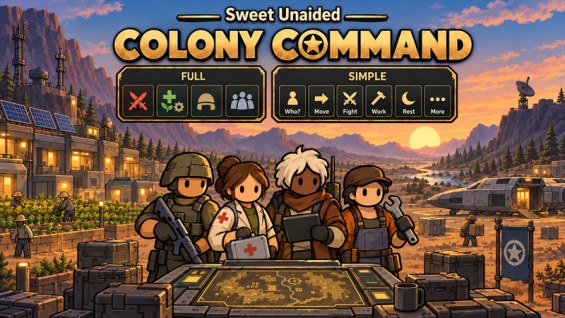 Colony Command 1.7 - RimWorld Mod データベース MOD紹介・まとめサイト
