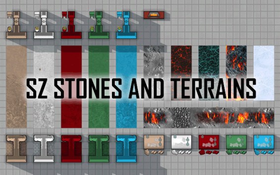 SZ_StonesAndTerrains 1.6 - RimWorld Mod データベース MOD紹介・まとめサイト